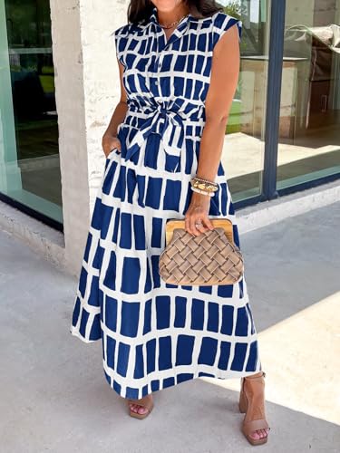 40% Off Beautife Plus Size Boho Midi Dress with Pockets - Image 3