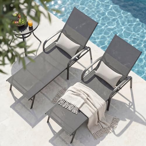 50% Off CHINNLUU Outdoor Chaise Lounge Chairs (2-Pack) - Image 1