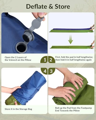 35% Off NINTYNINE Extra-Thick Camping Sleeping Pad with Pump - Image 6
