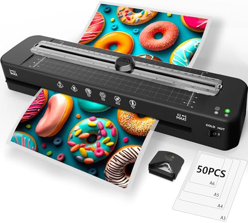 50% Off Raycial 13" Laminator Machine with 50 Sheets - Image 1