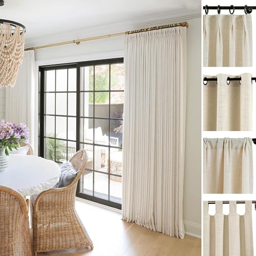 20% Off Custom Blackout Linen Curtains - Made to Order