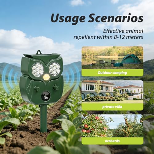 60% Off Owl Solar Animal Repellent with Motion Sensor - Image 3