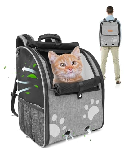50% Off Lightweight Cat Carrier Backpack for Pets Up to 15 lbs - Image 1