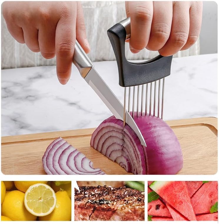 50% Off Onion Holder & Vegetable Cutter - Kitchen Tool - Image 3