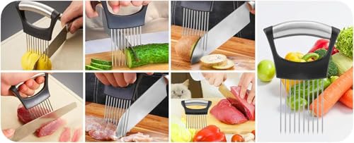 50% Off Onion Holder & Vegetable Cutter - Kitchen Tool - Image 4