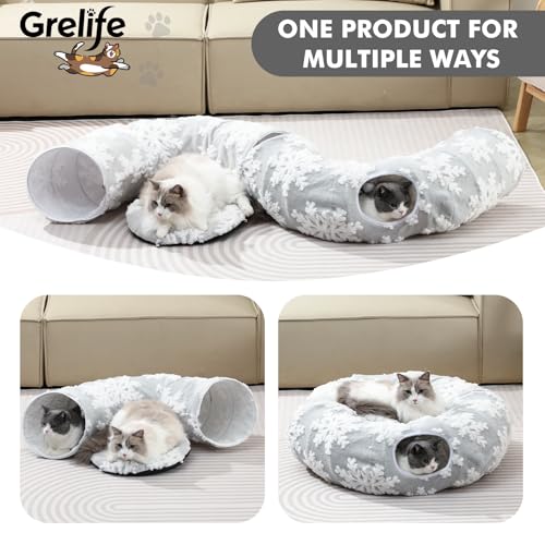 53% Off Grelife Cat Tunnel Bed with Code 39L55OT4 - Image 3