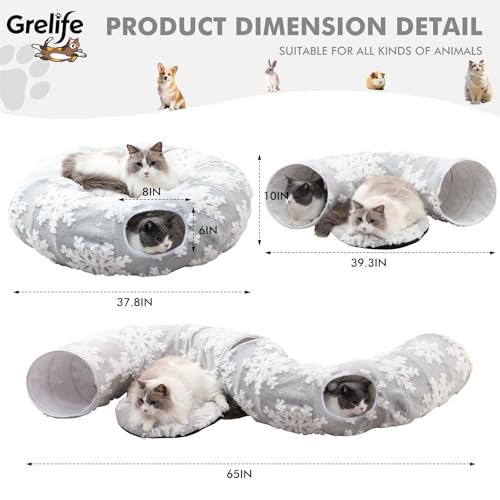 53% Off Grelife Cat Tunnel Bed with Code 39L55OT4 - Image 5