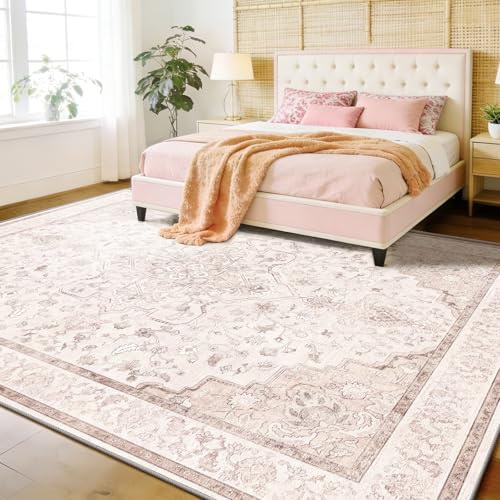 50% Off Marsail Washable Vintage Area Rug 8x10 - Image 3