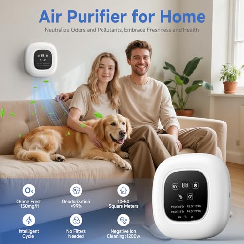 25% Off Piuerds Air Purifier with Ozone & Negative Ion Tech - Image 2