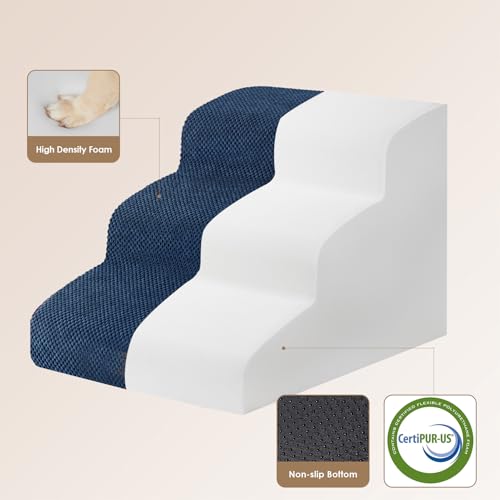 44% Off EHEYCIGA Curved Dog Stairs for Small Pets - Image 2