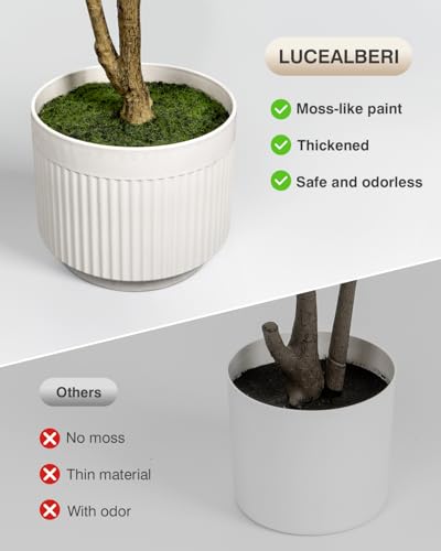 50% Off 6FT Artificial Olive Tree with Planter & Basket - Image 5