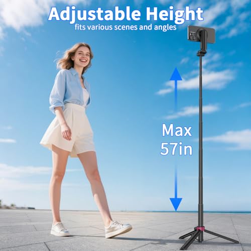 50% Off MagSafe Phone Tripod with Remote & Magnetic Grip - Image 4