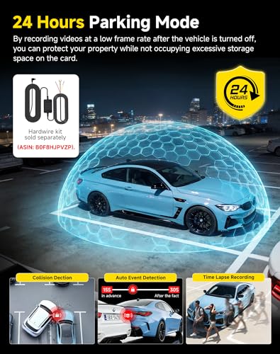 45% Off AXB 4K+2.5K Dual Dash Cam with 5G WiFi & 64GB Card - Image 6