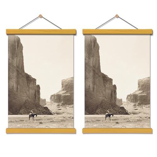 50% Off Wooden Magnetic Poster Hangers 2-Pack - Image 1
