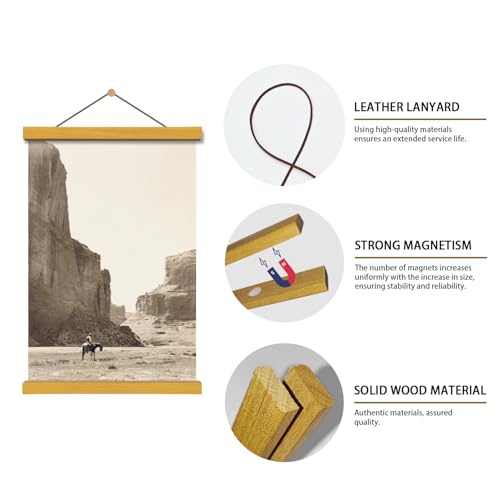 50% Off Wooden Magnetic Poster Hangers 2-Pack - Image 3