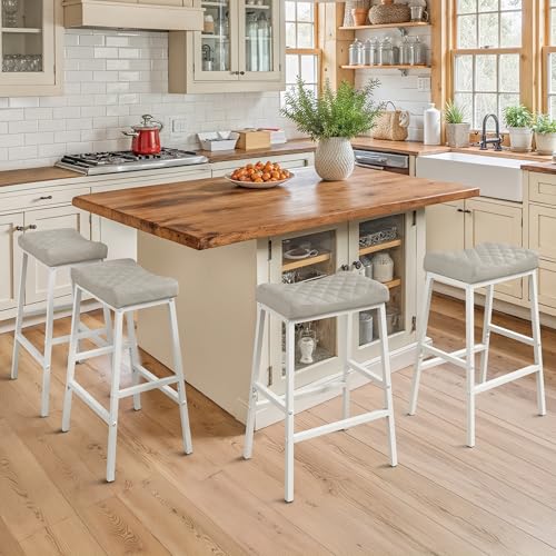58% Off Compsia Counter Height Bar Stools Set of 4 - Image 1