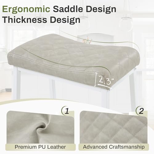 58% Off Compsia Counter Height Bar Stools Set of 4 - Image 3