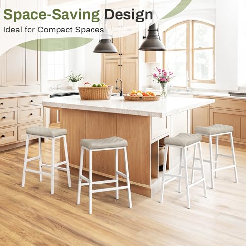 58% Off Compsia Counter Height Bar Stools Set of 4 - Image 5