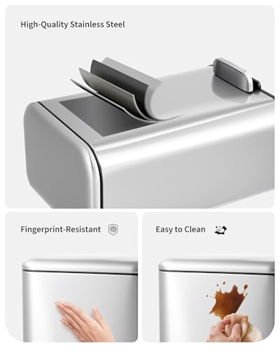 Save 35% on Garvee Stainless Steel Step Trash Can - Image 4