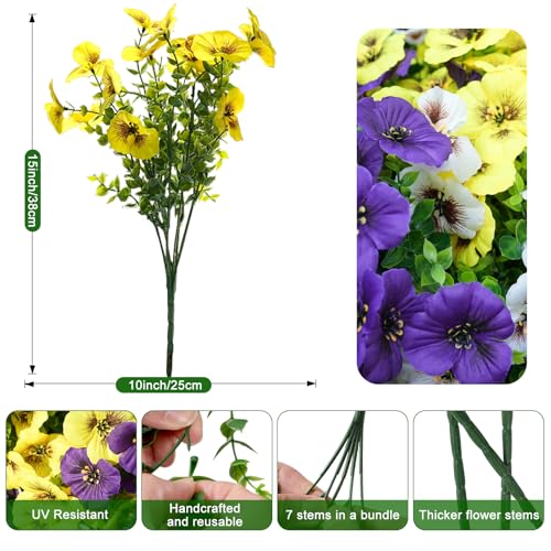 50% Off Fanfantoey UV Resistant Artificial Flowers Set - Image 3