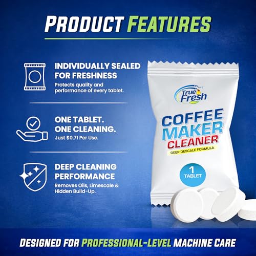 50% Off Coffee Maker Cleaner Tablets - 25 Count Descaler - Image 3