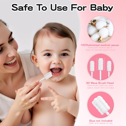 40% Off RoseFish Baby Tongue Cleaner with 50 Pieces - Image 2