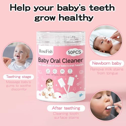 40% Off RoseFish Baby Tongue Cleaner with 50 Pieces - Image 3