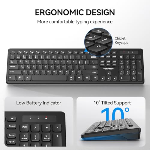 50% Off TECKNET Wireless Multi-Device Keyboard - Image 3