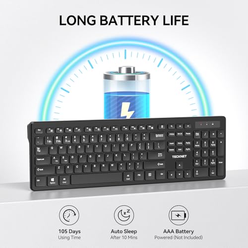 50% Off TECKNET Wireless Multi-Device Keyboard - Image 4