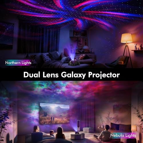 50% Off Rossetta Dual Lens Galaxy Star Projector Light - Image 2