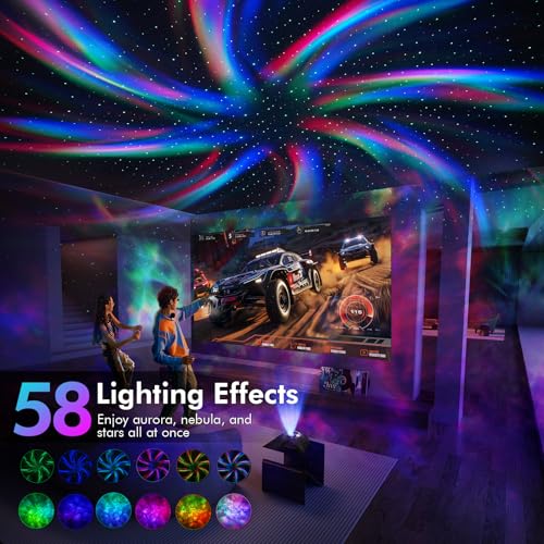 50% Off Rossetta Dual Lens Galaxy Star Projector Light - Image 4