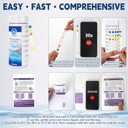 40% Off AESCULIX 8-in-1 Pool Test Strips (151 Count) - Image 3