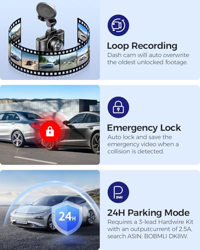 42% Off AZDOME 3K WiFi Dash Cam with Free 64GB Card - Image 6