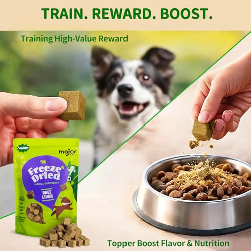 48% Off MAJOR PETS Freeze Dried Beef Liver Dog Treats - Image 3
