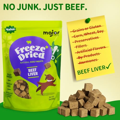 48% Off MAJOR PETS Freeze Dried Beef Liver Dog Treats - Image 5
