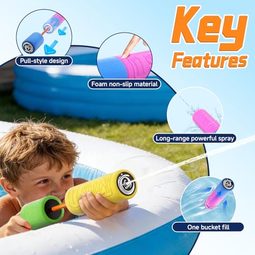 45% Off High-Capacity Foam Water Guns for Summer Fun - Image 2