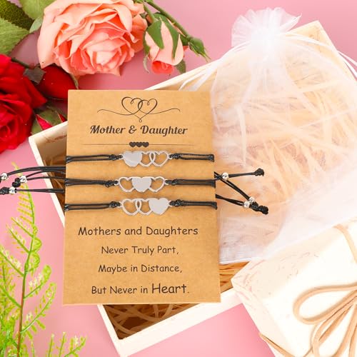 50% Off EOBOH Adjustable Heart Bracelet Set with Card - Image 5