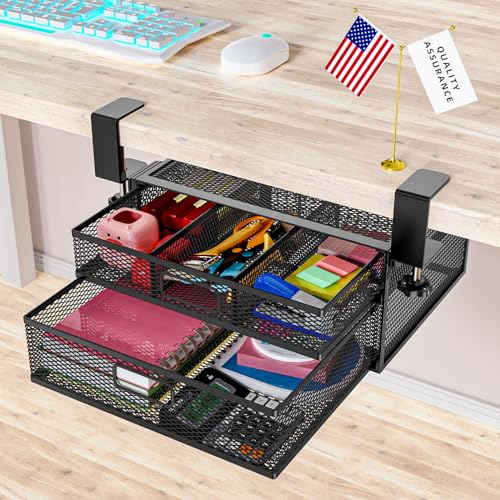 50% Off Under Desk Drawer Organizer - No Drilling Needed - Image 1