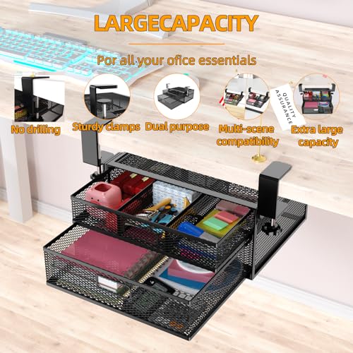 50% Off Under Desk Drawer Organizer - No Drilling Needed - Image 6