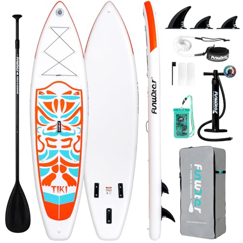 60% Off FunWater Inflatable Stand Up Paddle Board with Accessories - Image 1