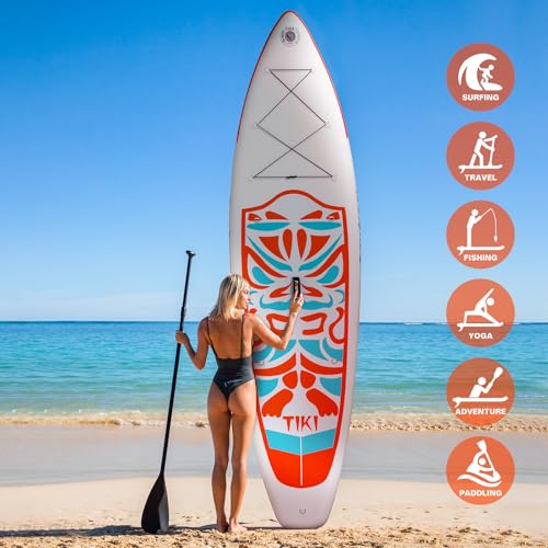 60% Off FunWater Inflatable Stand Up Paddle Board with Accessories - Image 7