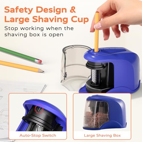 50% Off STAGEEK Electric Pencil Sharpener - Dual Power - Image 6