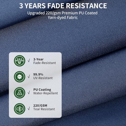 90% Off OLILAWN 15ft Patio Umbrella with Base Included - Image 3