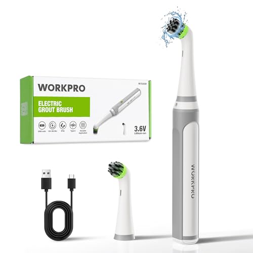 50% Off WORKPRO Cordless Grout Brush Set with Code - Image 1