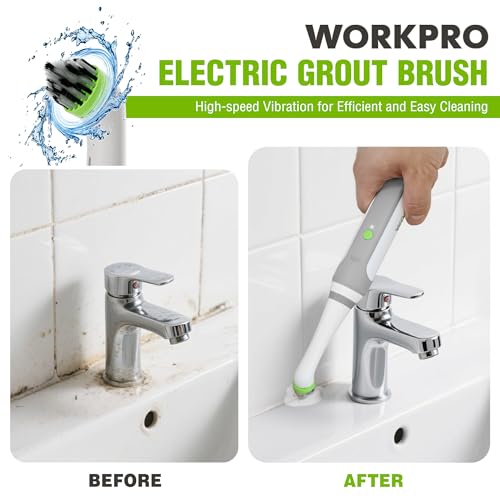 50% Off WORKPRO Cordless Grout Brush Set with Code - Image 2