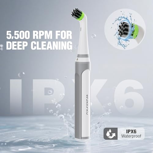 50% Off WORKPRO Cordless Grout Brush Set with Code - Image 4