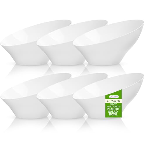 40% Off Liacere 16-Piece White Plastic Serving Bowls - Image 1