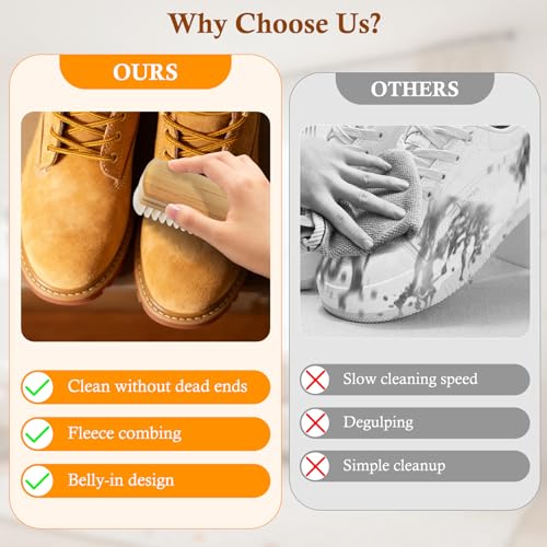 40% Off 2-in-1 Suede Shoe Brush & Cleaner Kit - Image 3