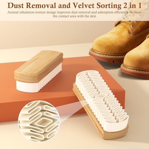 40% Off 2-in-1 Suede Shoe Brush & Cleaner Kit - Image 6