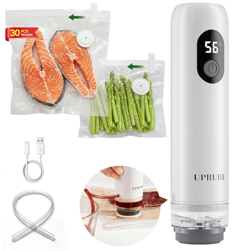 55% Off UPRUBE Handheld Vacuum Sealer with 30 Bags